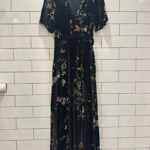 Baltic Born Uma Velvet Maxi Dress - XL